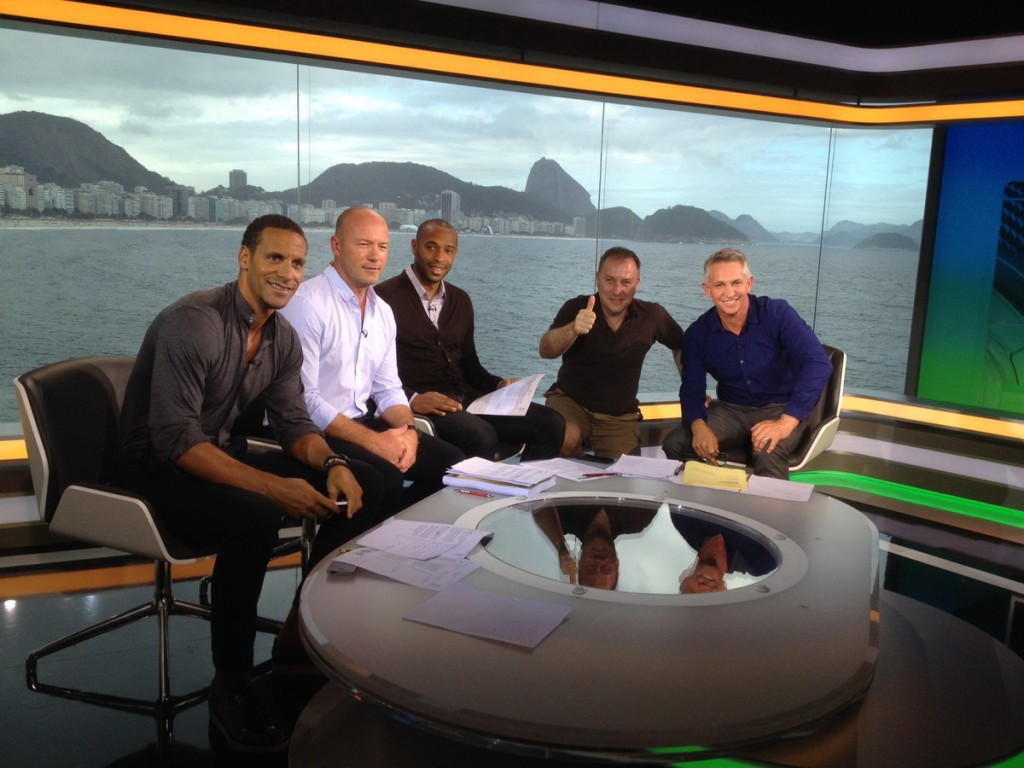 BBC-World Cup Studio Rio de Janeiro