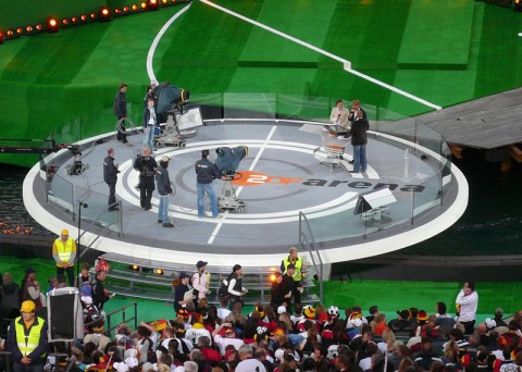 ZDF German Television - UEFA Football Euro 2008 - Seebühne Bregenz