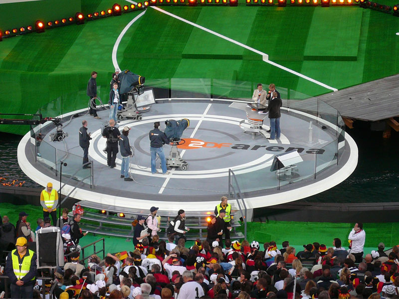 Bühne der ZDF Arena auf der Seebühne Bregenz