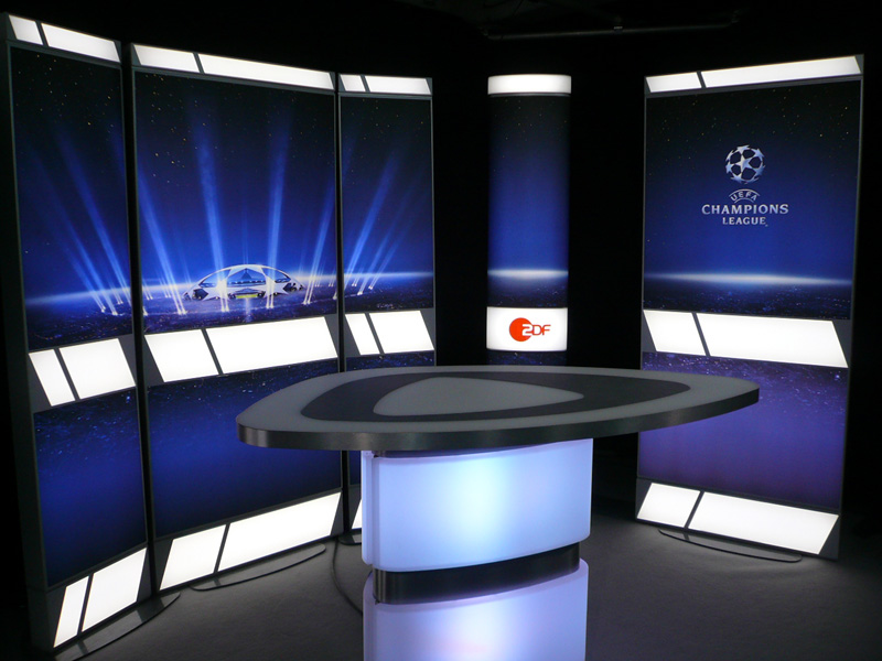 ZDF Champions League Studio Set