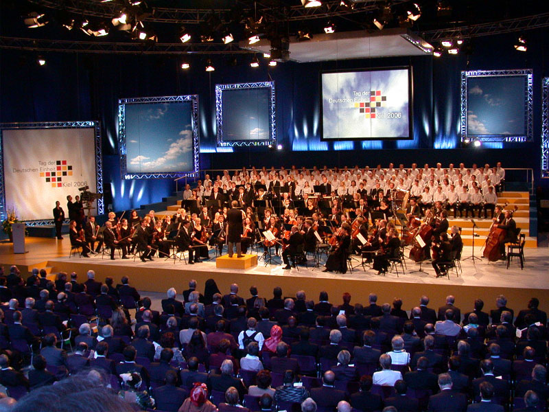 Festakt zum Tag der Deutschen Einheit 2006 Ostseehalle Kiel